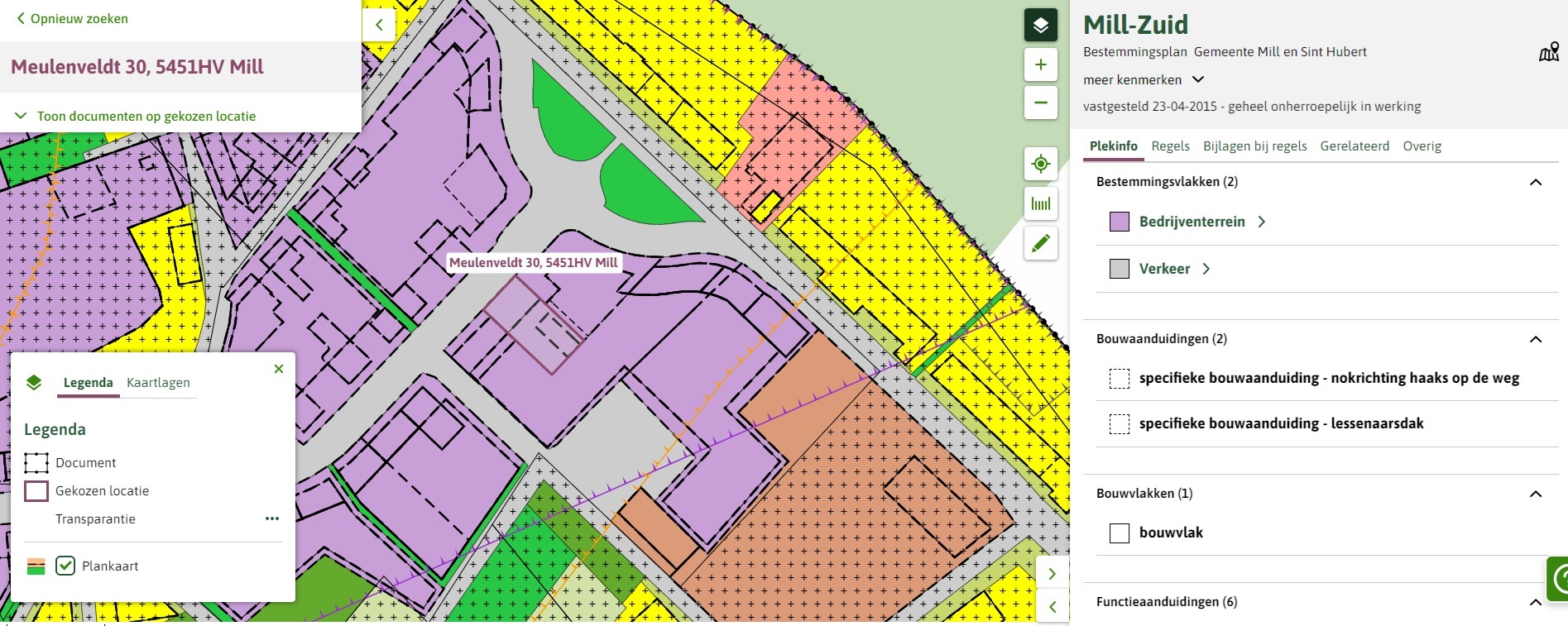 ruimtelijke plannen